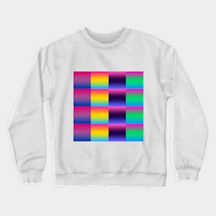 Bi+ Gradients (4x4 Stripes) Crewneck Sweatshirt